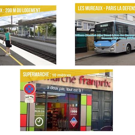 La Teranga - Wifi - Coeur De Ville - Gare Les Mureaux Exteriér fotografie